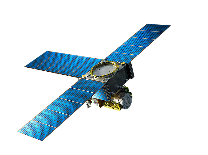 Rendering courtesy of General Atomics.
A General Atomics satellite carrying a NASA sensor will launch in 2022.