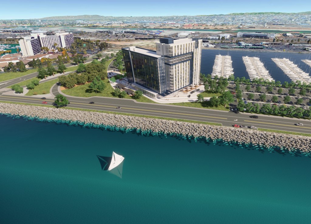 Sunroad HIE Hotel Partners' proposed hotel on Harbor Island