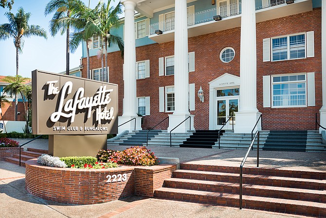 San Diego’s historic Lafayette Hotel in North Park has been sold for $25.8 million. Photo courtesy of Hostmark Hospitality Group.