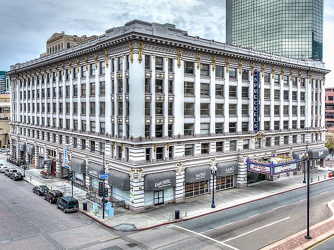 The historic Spreckels Theater building, at the edge of the Gaslamp Quarter downtown, dates back to 1912. Photo courtesy of Thorofare Capital, Inc.