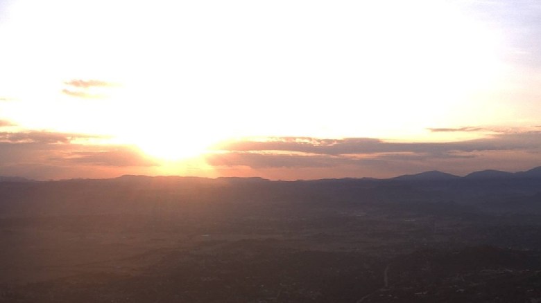 Sunrise from Mount Woodson