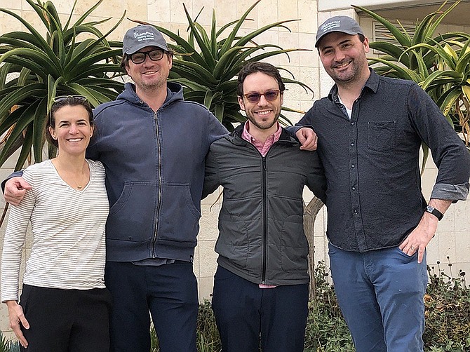 Photo courtesy of FutureProof. 
(From left to right) FutureProof’s founding team CEO Alisa Valderrama, Co-Founder Alex Gelber, CTO Mark Allen, and Co-Founder Ashby Monk.