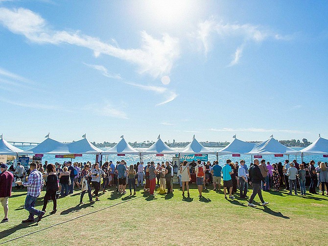 The San Diego Bay Wine + Food Festival, which was temporarily postponed last year due to COVID-19, will make a return to the Embarcadero in November. Photo Courtesy of San Diego Bay Wine + Food Festival.