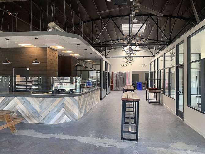 Photo Courtesy of Pacific Point Properties
Market on 8th, a 9,000 square foot food hall with a 2,000 square foot beer garden attached, is scheduled to open in September in National City.